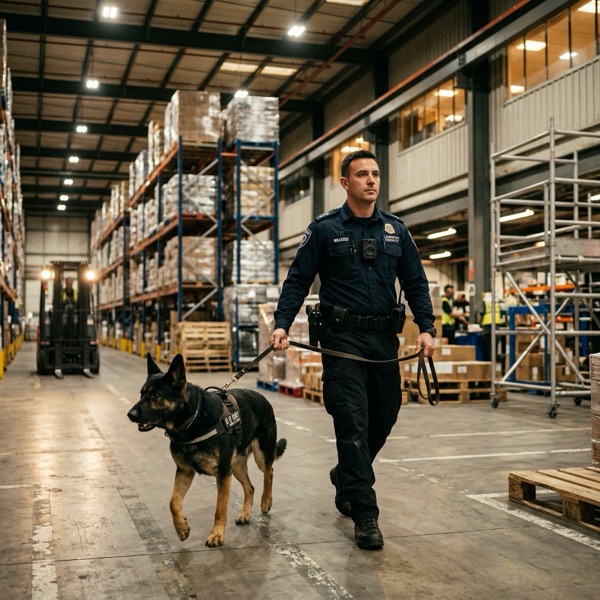 Proactive K9 Patrols in High-Risk Industrial Areas